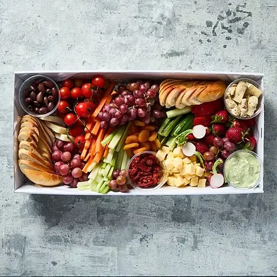 Gourmet Antipasto Graze Box - Vegan - Low Gluten — Salt Wind Catering