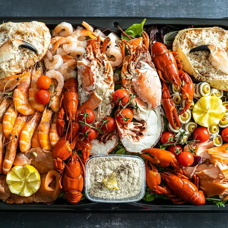 Large Sharing Cornish Seafood Platter by Salt Wind Catering