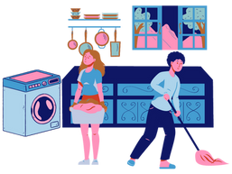 A carer's home at winter