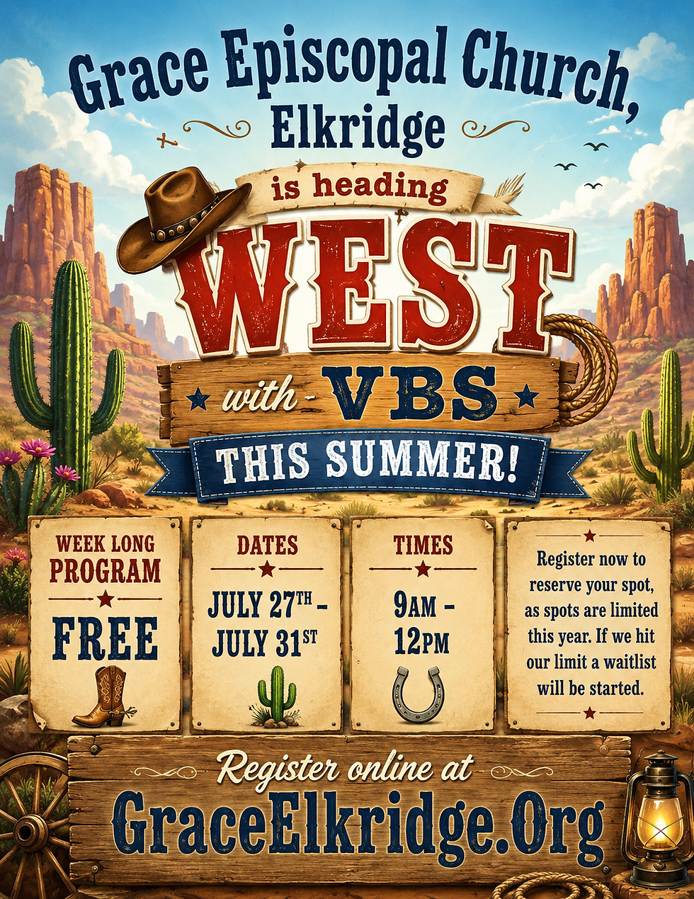 Grace is heading West with VBS!
