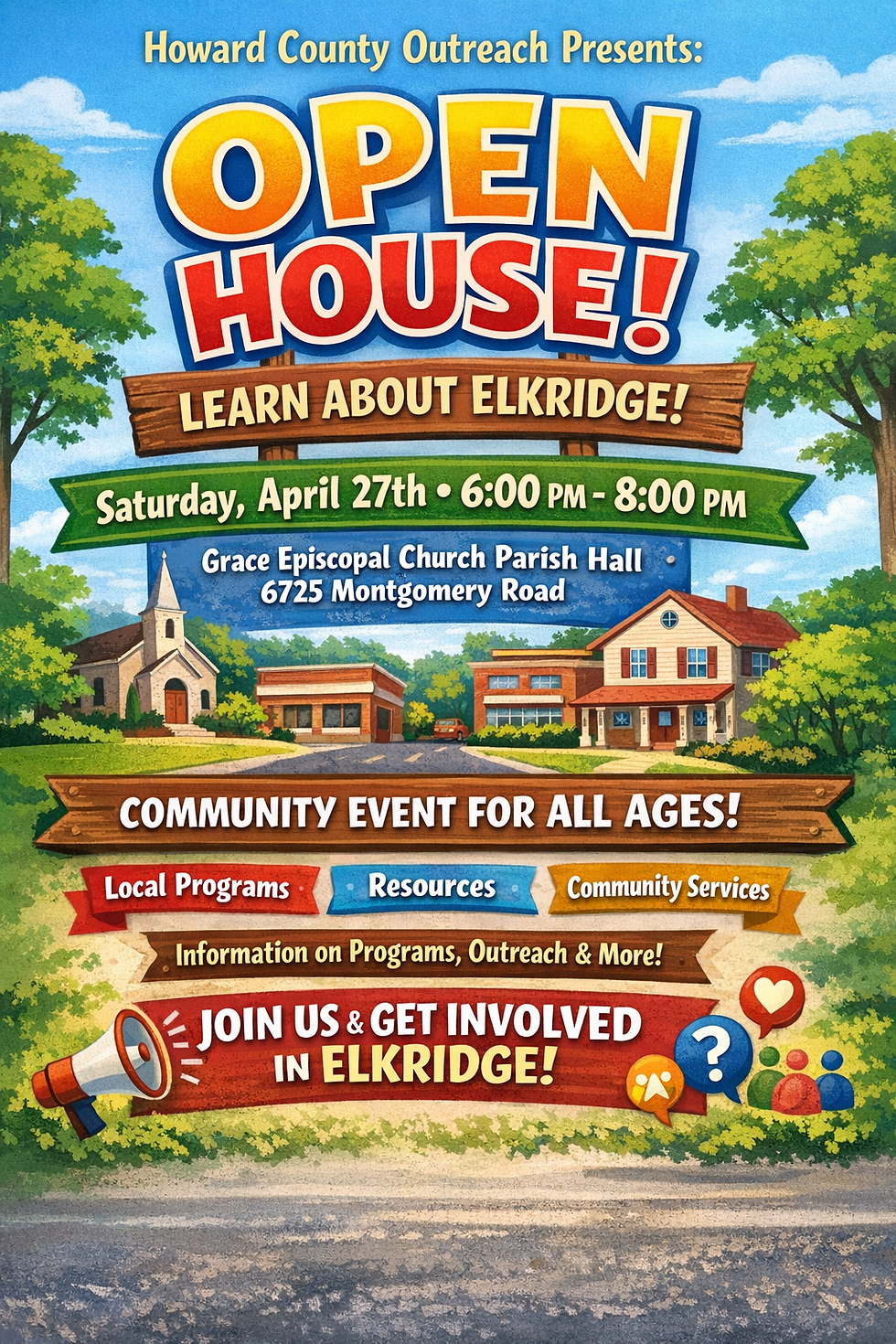 :🌟 Howard County Outreach Open House 🌟