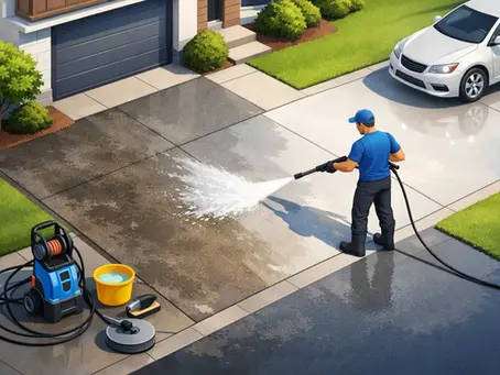 How to Wash a Driveway the Right Way