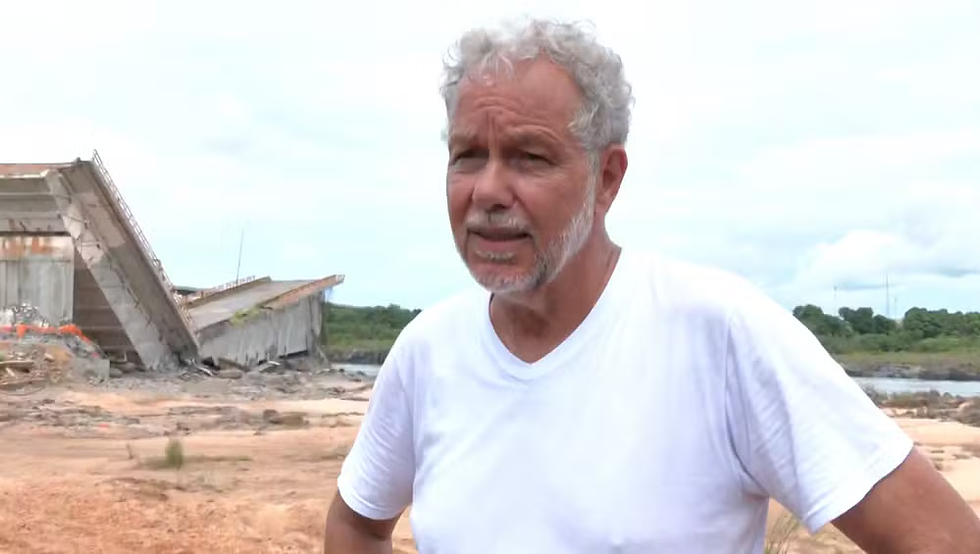Engenheiro de minas Manoel Jorge Diniz Dias comandou os trabalhos de implosão da ponte JK