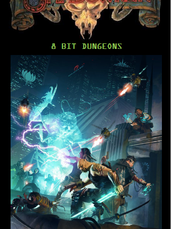 Shadowrun - 8 bit Dungeons -Tabelas Interativas