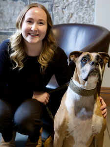 A photo of Brooke, an Animal Care Attendant at St. George Mill Animal Hospital in St. George, Ontario.