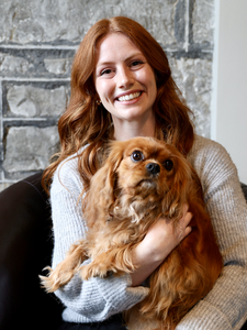 A photo of Dr. Sam Dobson of the St. George Mill Animal Hospital in St. George, Ontario.