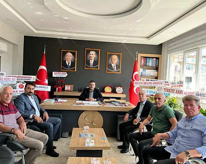 Karaman Kent Konseyi  Başkanlığı olarak, Karaman MHP İl başkanlığına seçilen Mustafa Gözel
