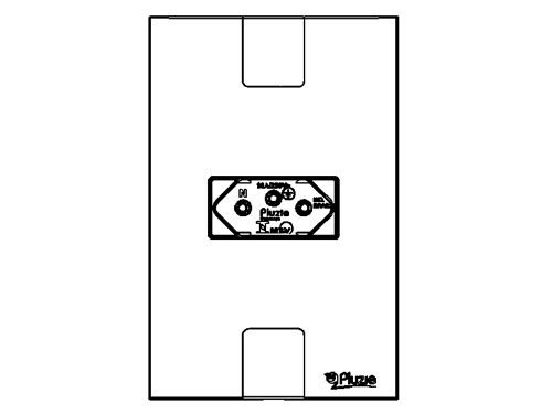 Desenho técnico do produto Tomada 2P+T 10A 250V