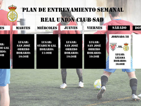 Plan de entrenamiento semanal
