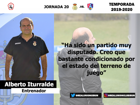 Jornada 20. Rueda de prensa post de Alberto Iturralde