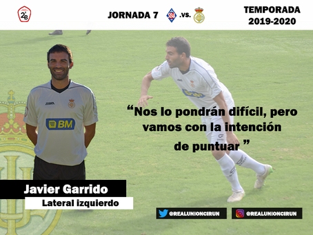 Jornada 7: Declaraciones previas de Javier Garrido