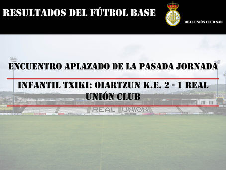 Encuentro aplazado del Infantil Txiki