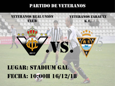 Partido de los Veteranos del Real Unión Club