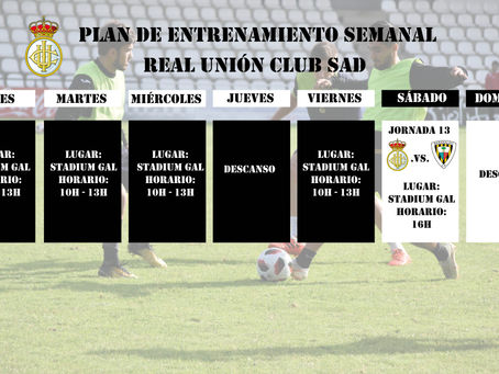 El Real Unión Club prepara la semana