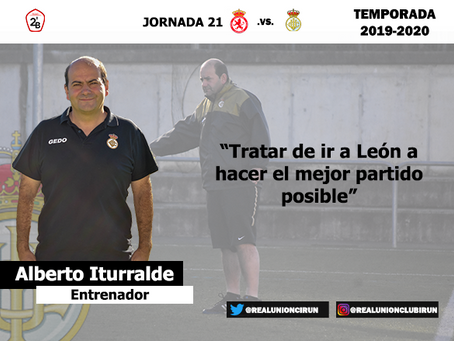 Jornada 21. Rueda de prensa previa de Alberto Iturralde
