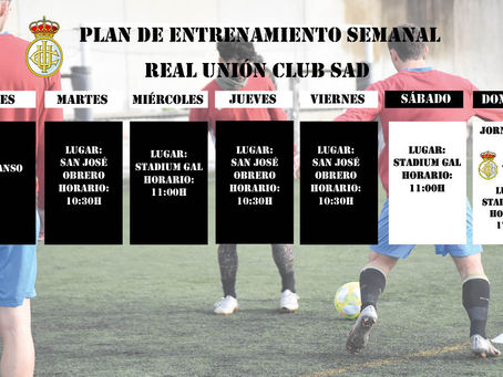 Plan de entrenamiento semanal