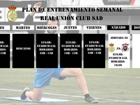 Plan de entrenamiento semanal