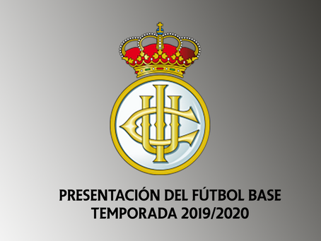 Presentación del Fútbol Base 2019