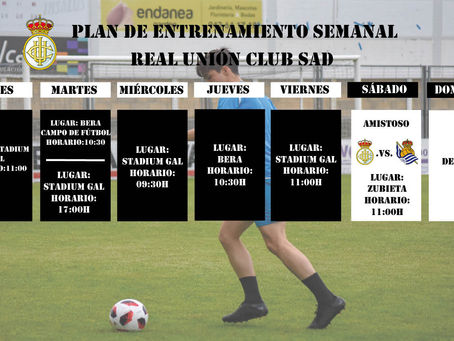 Plan de entrenamiento semanal