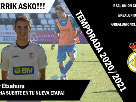 Asier Etxaburu no continúa en el Real Unión