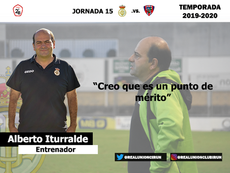 Jornada 15. Rueda de prensa post de Alberto Iturralde