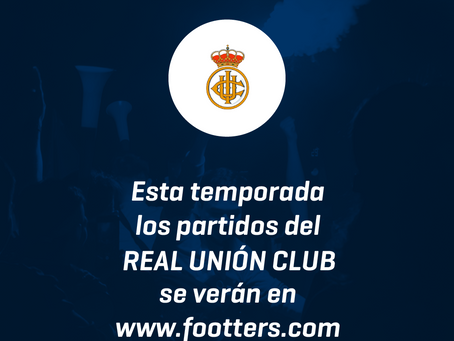 Los partidos del Real Unión de Irun se televisarán en Footters.com