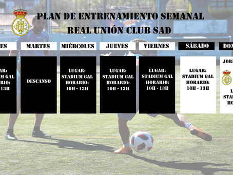 Plan de entrenamiento semanal