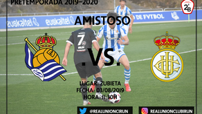 Segundo amistoso de la temporada contra la Real Sociedad B
