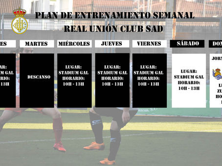 Plan de entrenamiento semanal