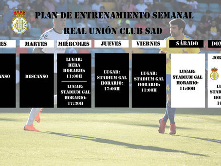 Plan de entrenamiento semanal