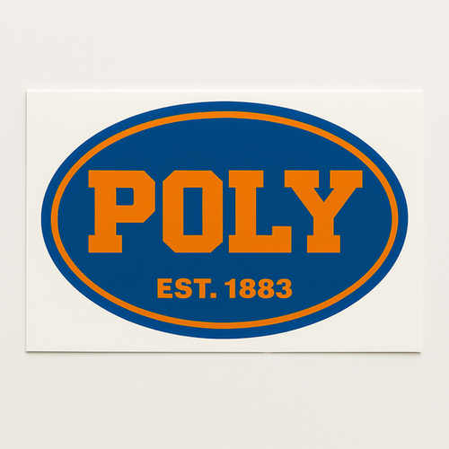 Poly Bumper Sticker | Herman's Discount