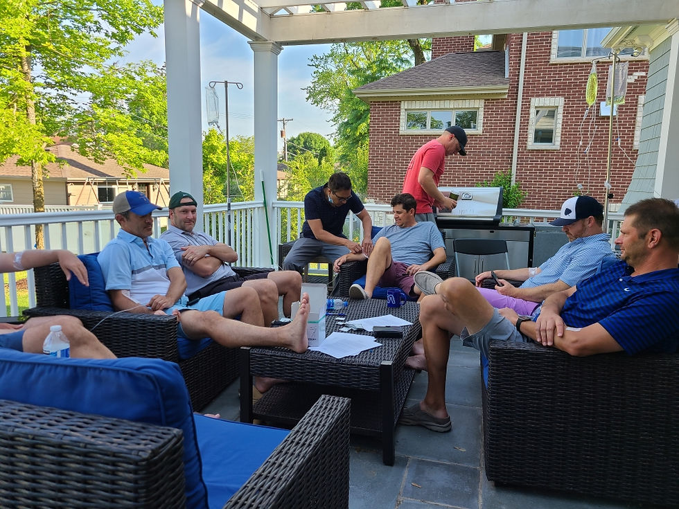 IV party for prior to golf outing