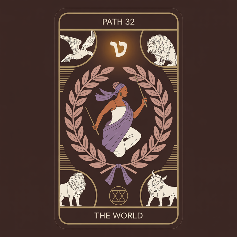 Path 32 The World Tarot Card