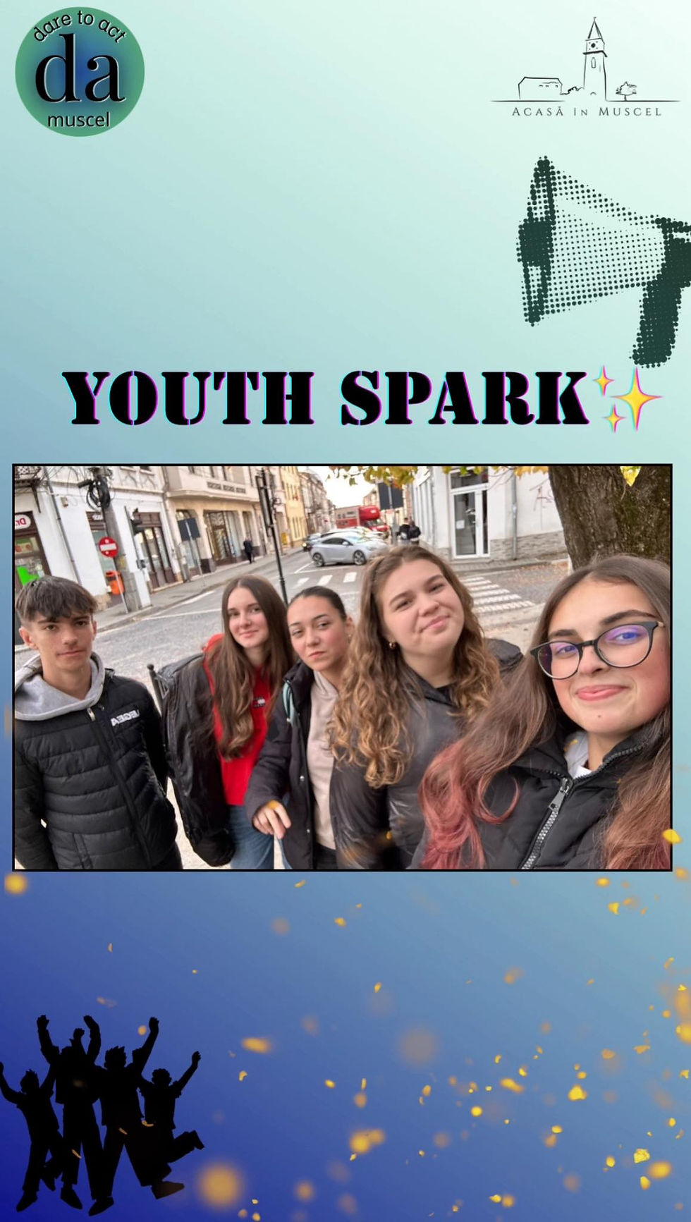 Programul Dare to Act începe cu echipa Youth Spark!