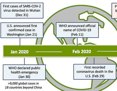 Thought of the Day - August 14 - Coronavirus Timeline