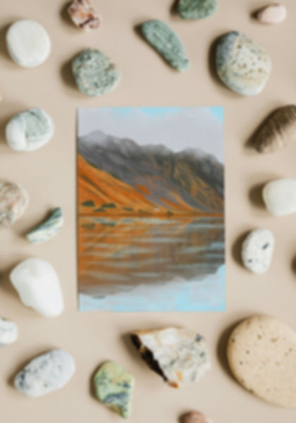 Scottish Highlands Landscape Art Print – Loch Achtriochtan Wall Art