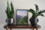 Purple Mountain Landscape Art Print – Nature Inspired Wall Art for Home Decor