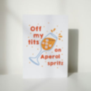 Aperol Spritz A6 Card