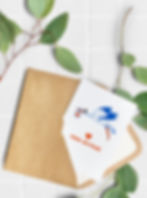 Thumbnail: New Arrival - New Baby Illustrated Stork A6 Card