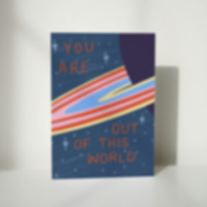 Out of This World A6 Card