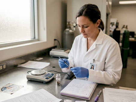 Lab technician in diamond creation laboratory