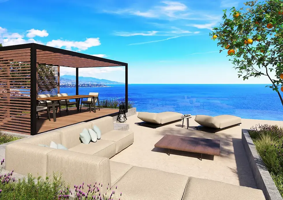 Sky View Rooftop sofas