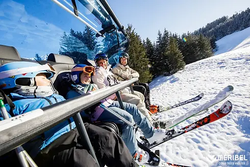 Meribel Family Skiing