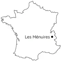 Les Menuires France Map