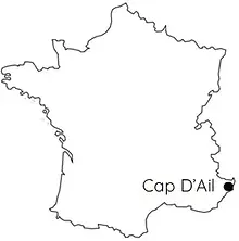 Cap d'Ail France Map