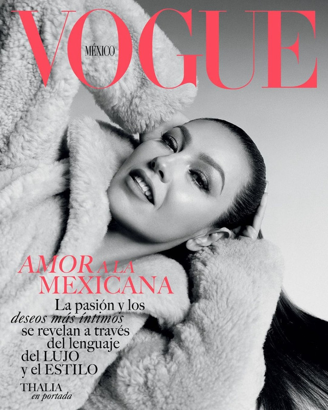 LA TAPA DE LA REVISTA VOGUE ES DE THALIA