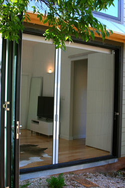 Plisse Double Door Retractable Screen Gallery