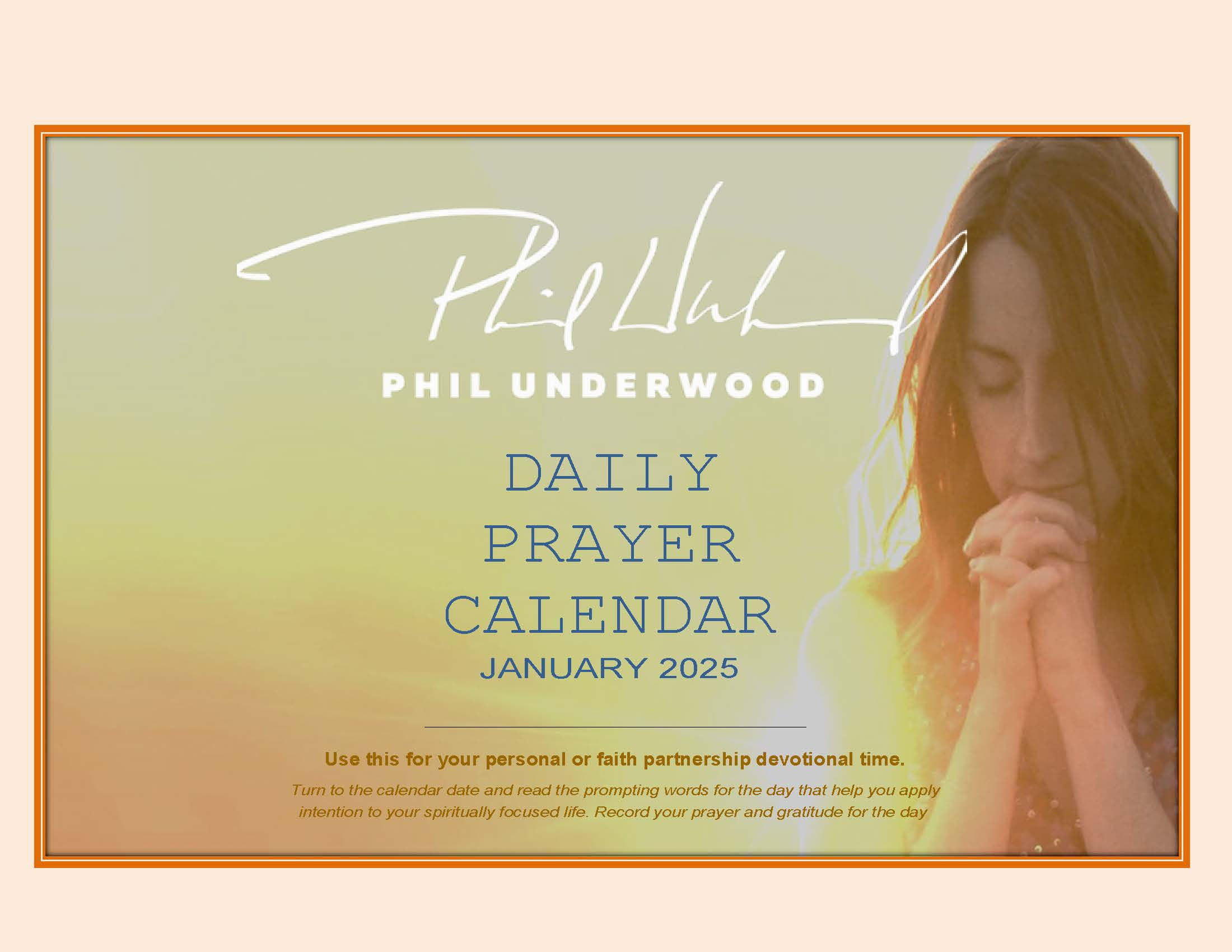 Epic Prayer Calendar