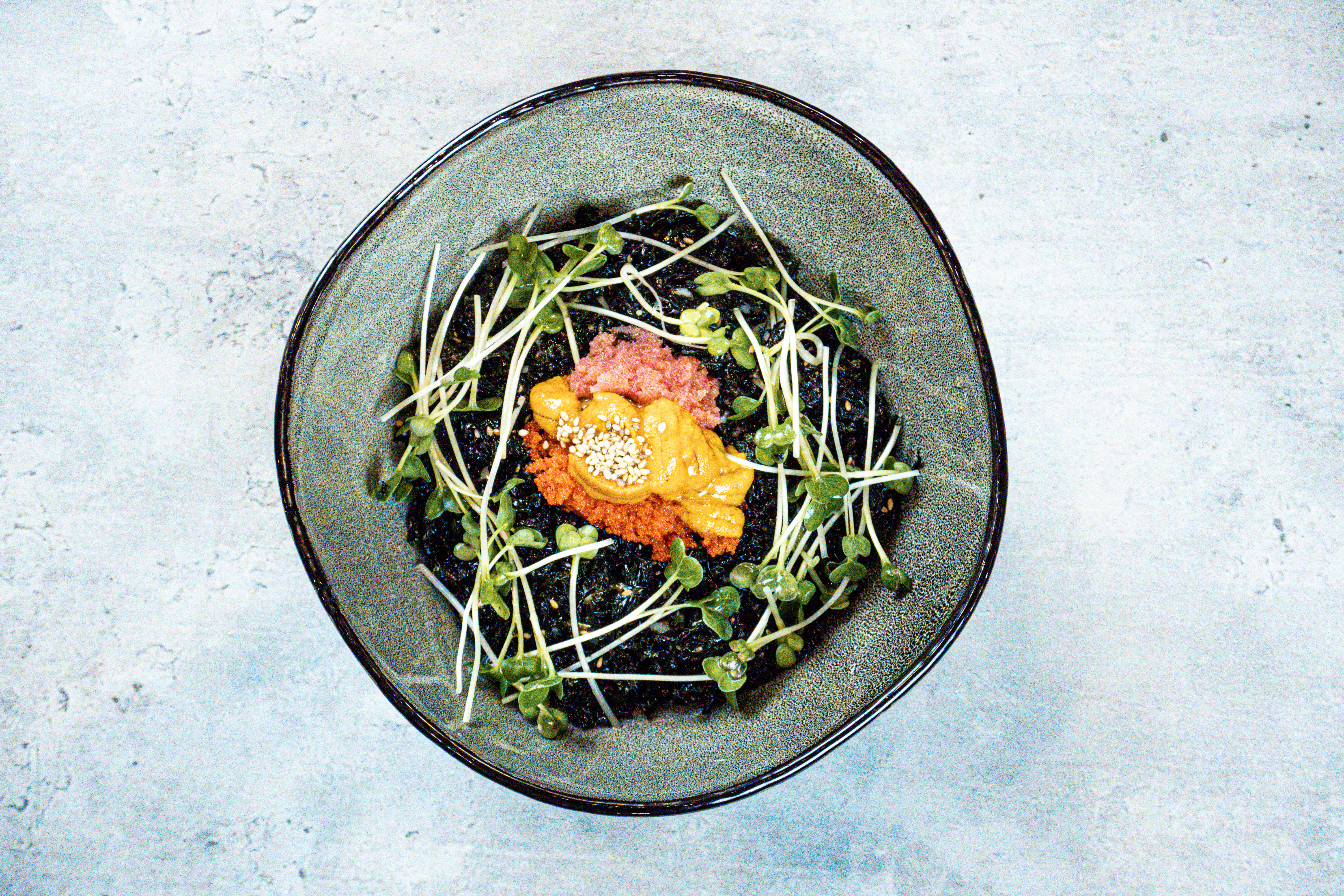 Arranged Food and Objects