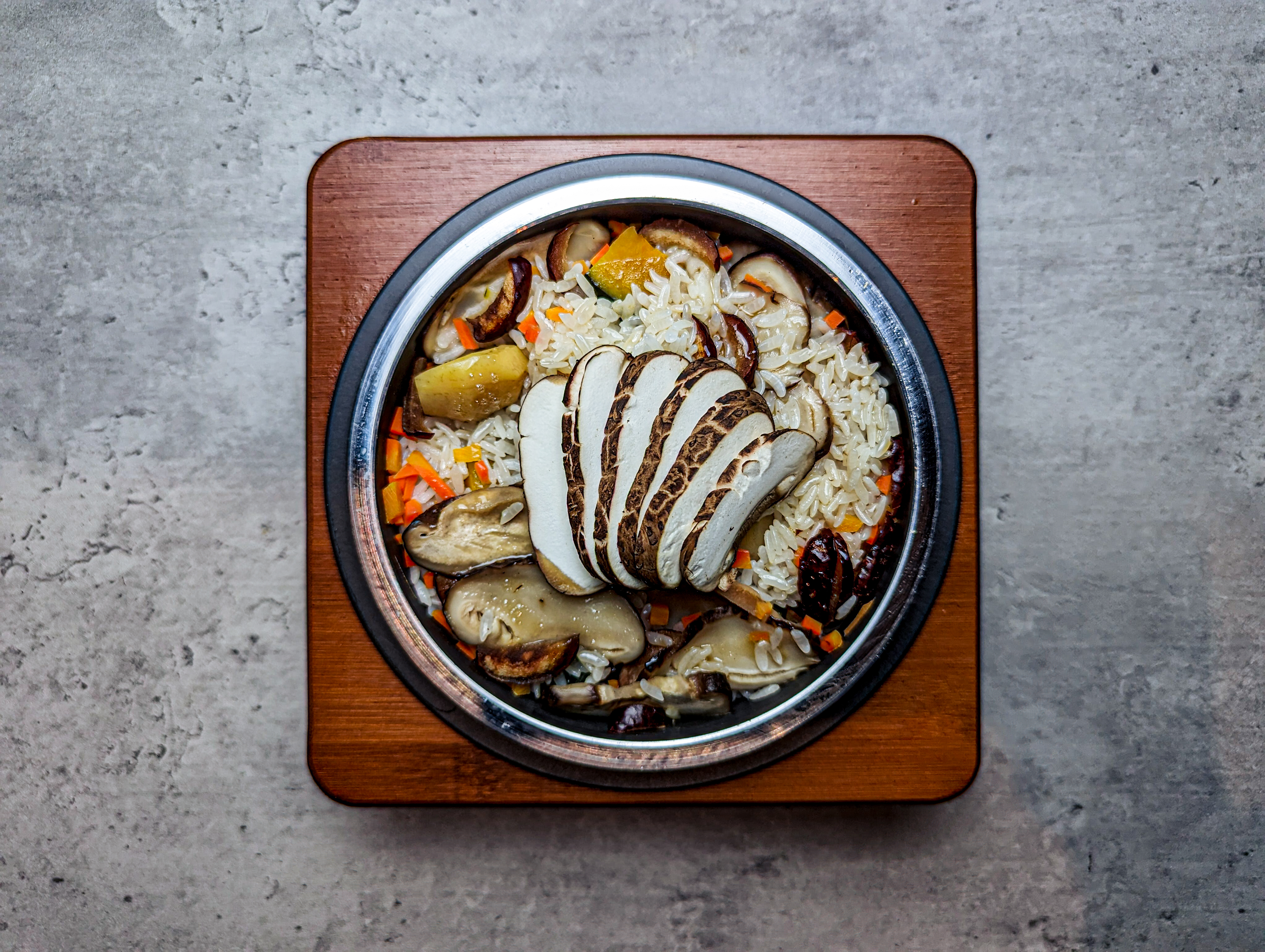 Arranged Food and Objects